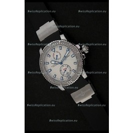Ulysse Nardin Maxi Marine Diver Swiss Watch in White Dial