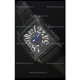 Franck Muller Conquistador King Automatic Swiss Replica Watch in Black PVD Case From Franck Muller