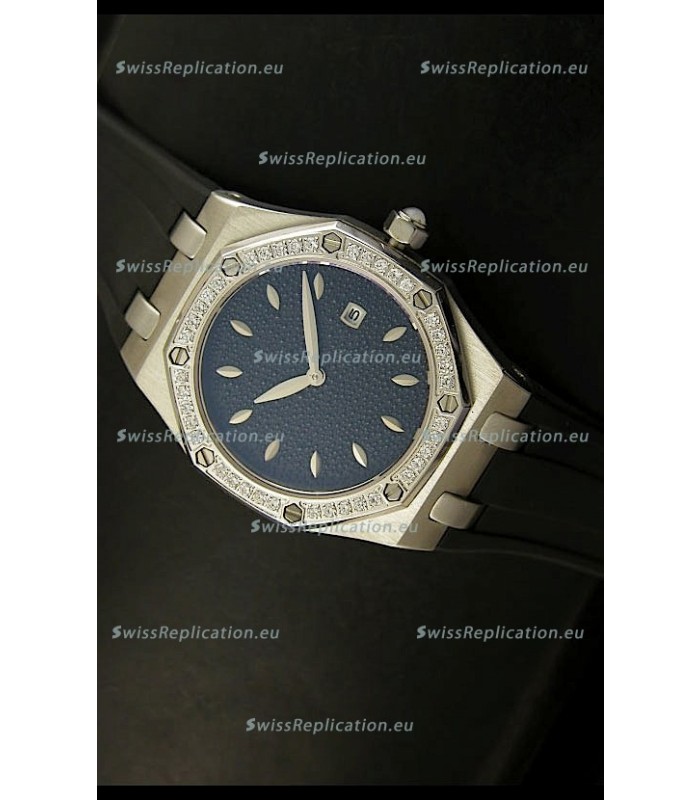 Audemars Piguet Royal Oak Ladies Quartz Replica Watch in Steel Case