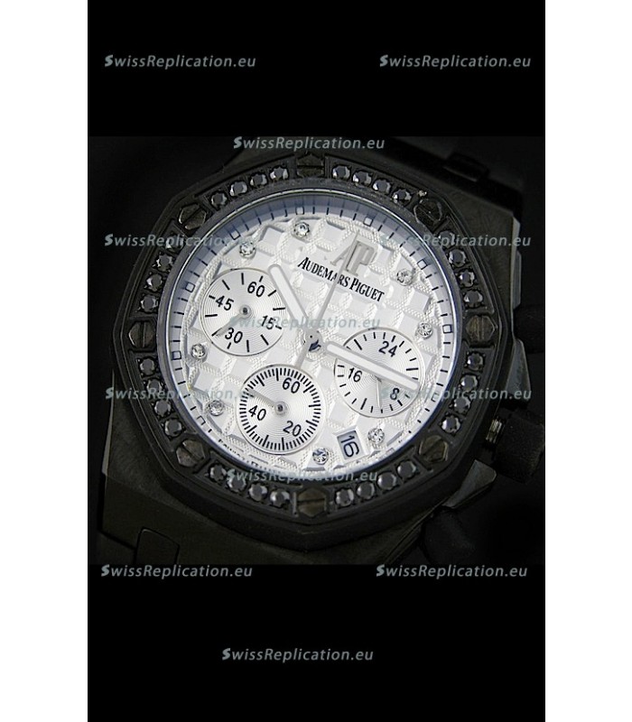 Audemars Piguet Royal Oak Offshore Lady Alinghi Swiss Watch in White Dial