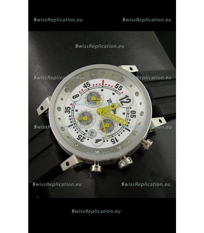 B.R.M.0011G6 Japanese Replica Quartz Watch in White Dial