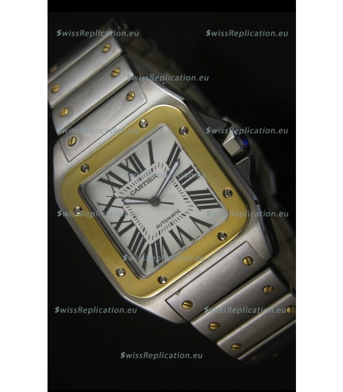 Cartier Santos 100 Swiss Watch 38.5MM 1 1 Mirror Ultimate Replica From Cartier