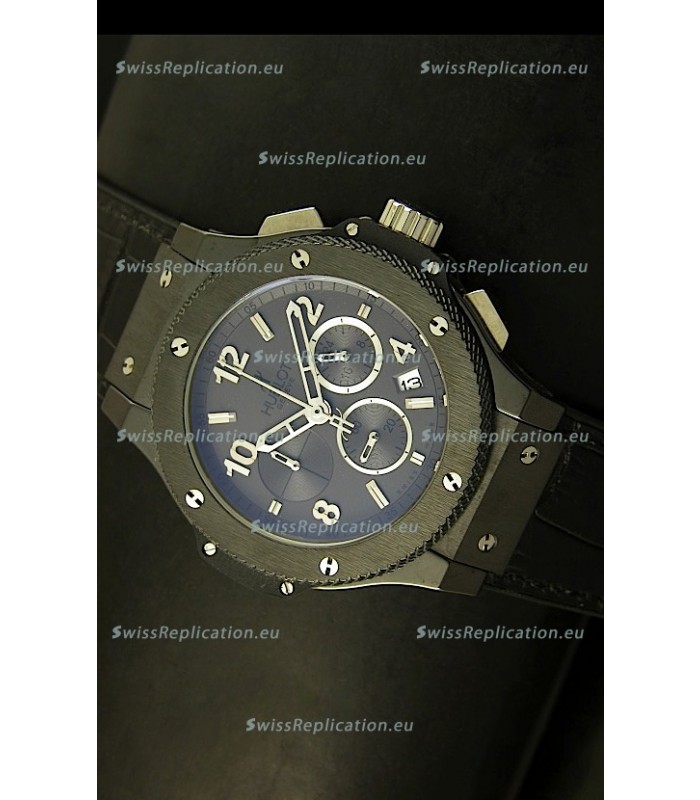 Hublot Big Bang Black Ceramic Case Watch in Quartz Movement