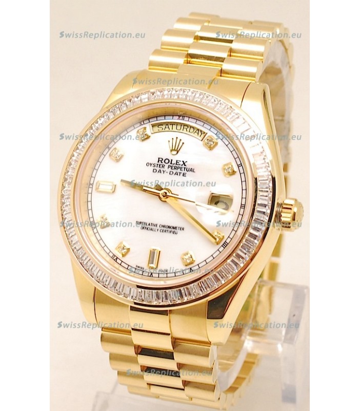 Rolex Day Date II Gold Japanese Replica Watch