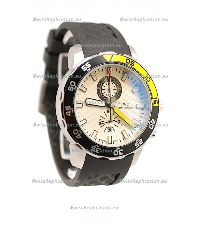 IWC Aquatimer Japanese Replica Watch in White Dial
