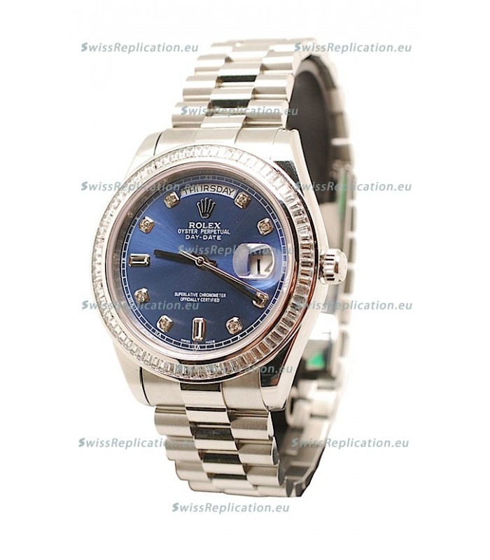 Rolex Day Date Silver Japanese Replica Watch