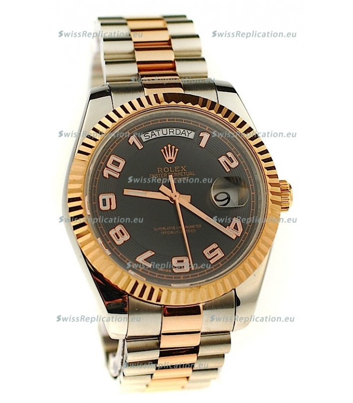 Rolex Day Date Two Tone Japanese Replica Watch 