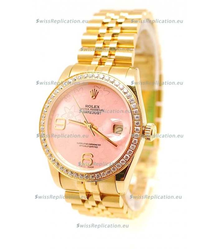 Rolex Datejust Floral Motif 2011 Edition Japanese Replica Watch