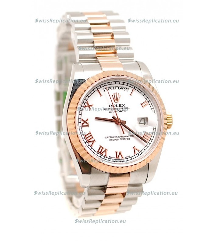 Rolex Day Date Two Tone Japanese Replica Watch