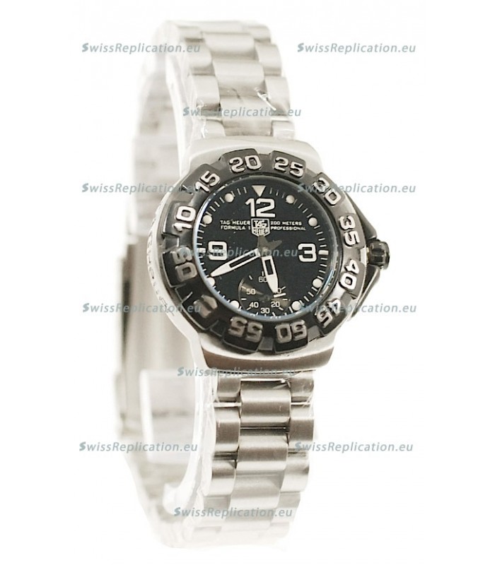 Tag Heuer Professional Formula 1 Japanese Replica Watch in Black Dial