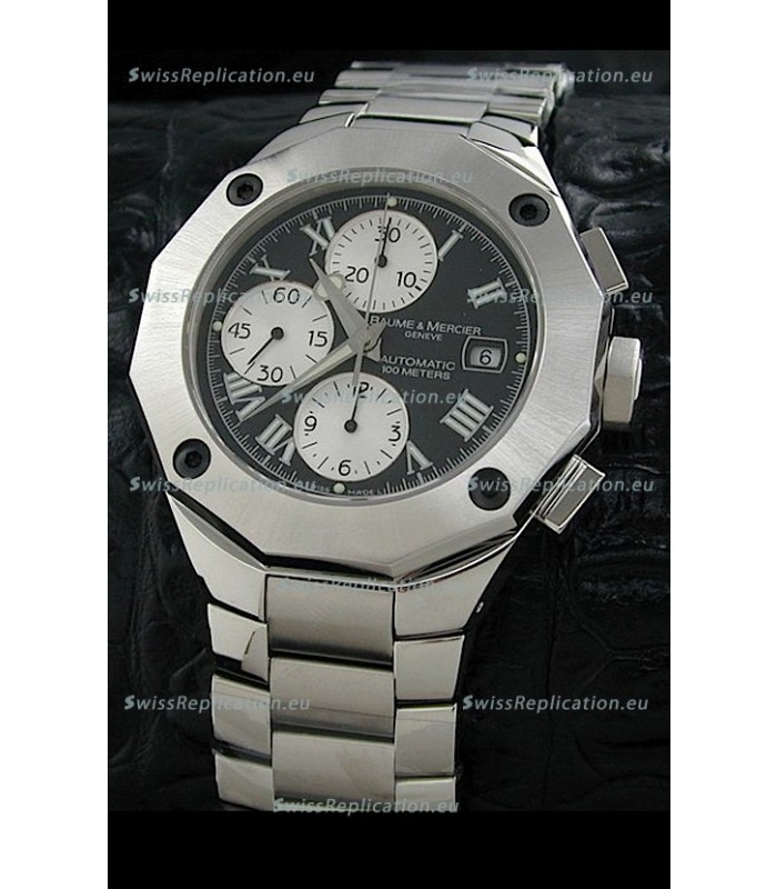 Baume & Mercier Riveria Swiss Watch in Black Dial