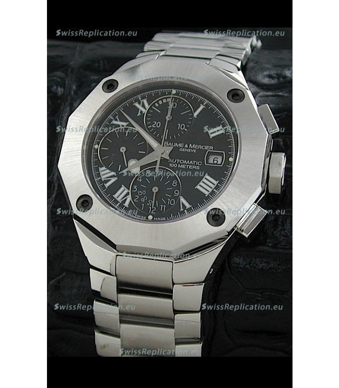 Baume & Mercier Riveria Swiss Watch in Black Dial