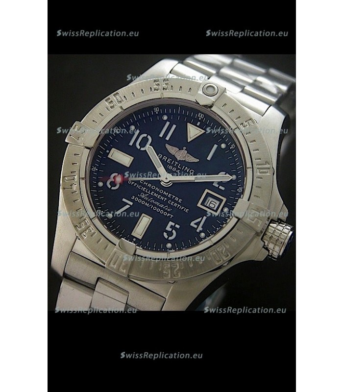 Breitling Avenger Seawolf Swiss Replica Watch in Black Dial
