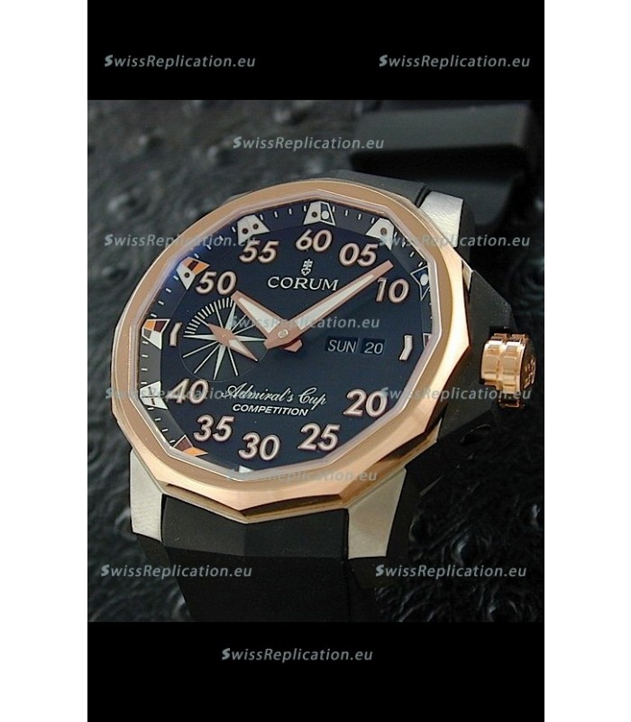 Corum Admiral's Cup Competition Swiss Replica Watch in Black Dial