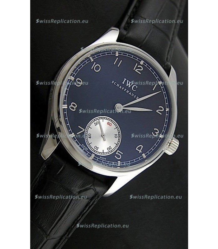 IWC Schaffhausen Japanese Replica Watch in Black Dial