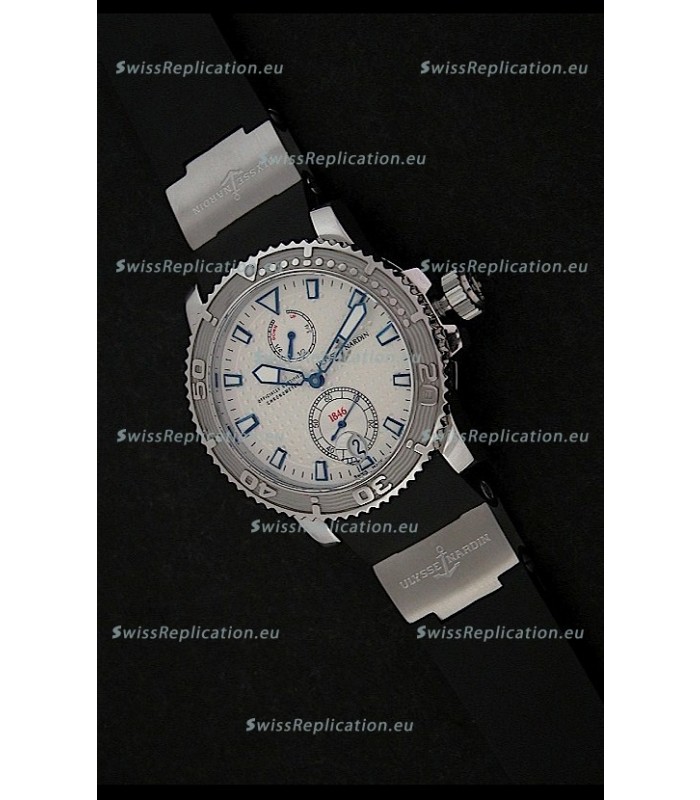 Ulysse Nardin Maxi Marine Diver Swiss Watch in White Dial