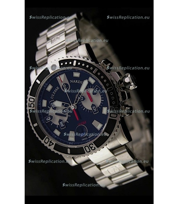 Ulysse Nardin Maxi Marine Swiss Watch in Black Dial