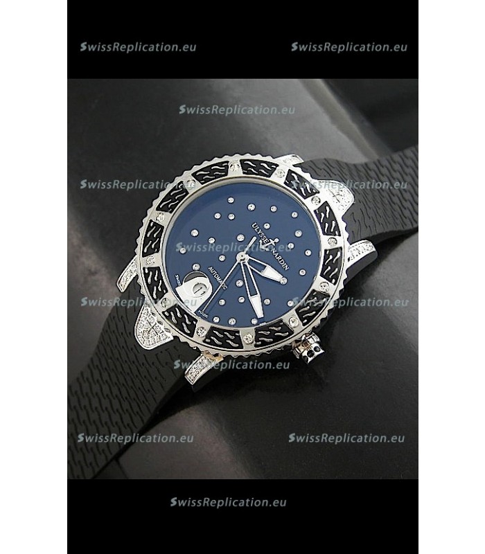 Ulysse Nardin Lady Diver Swiss Automatic Watch in Black Dial