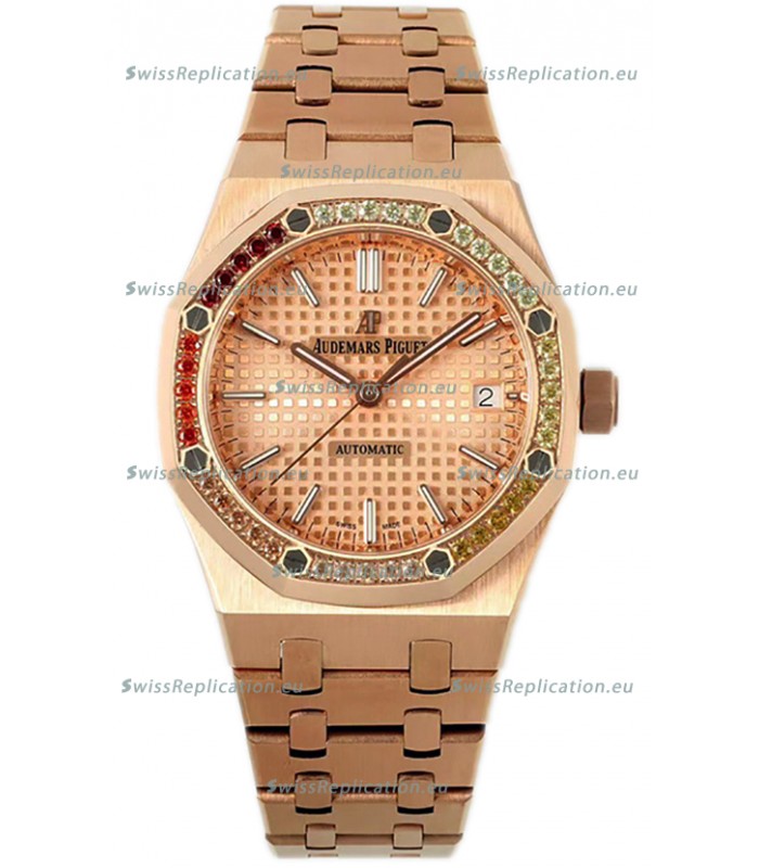 Audemars Piguet Royal Oak 37MM Frosted Casing Watch in 3120 Movement - 1:1 Mirror Replica
