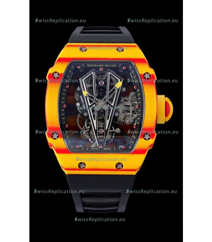 Richard Mille RM27-03 Rafael Nadal Genuine Tourbillon Movement 1:1 Mirror Replica Watch