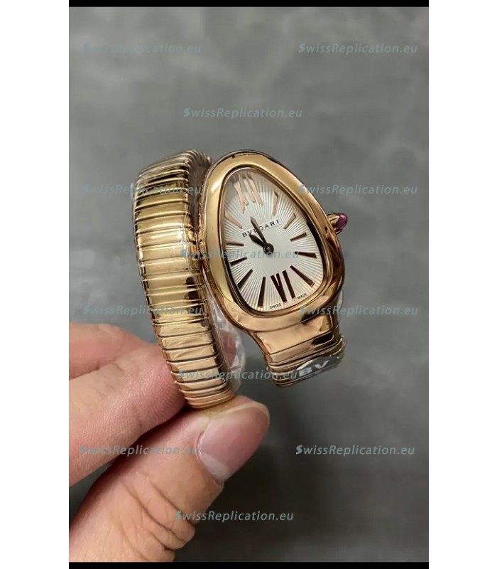 Bvlgari Serpenti Edition Rose Gold Casing Watch in 1:1 Mirror Quality