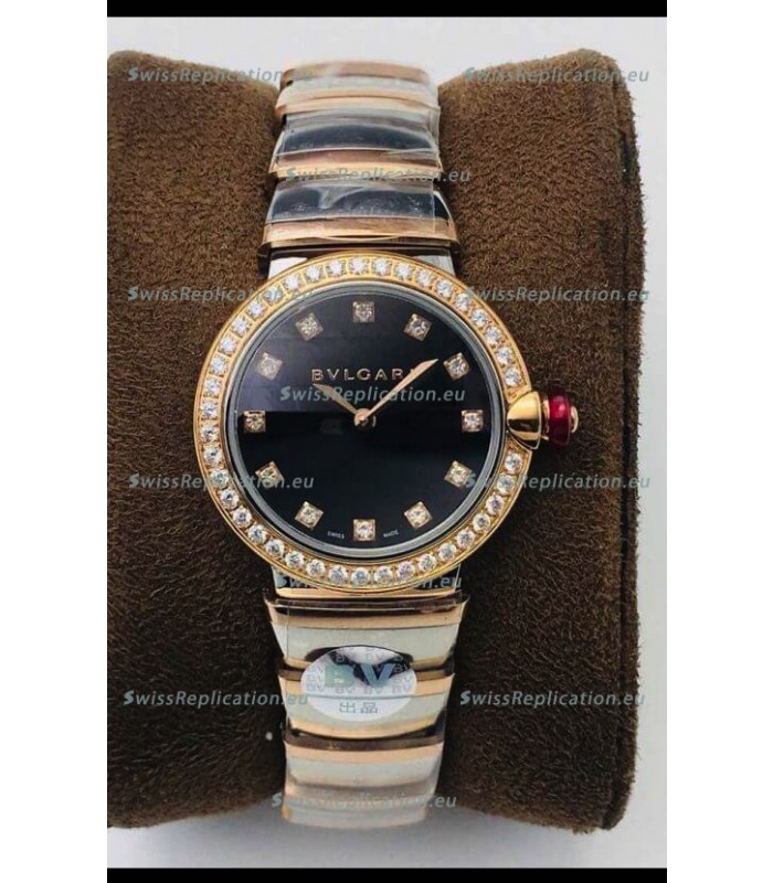 Bvlgari LVCEA Edition Watch in Two Tone Rose Gold Steel - 1:1 Mirror Replica
