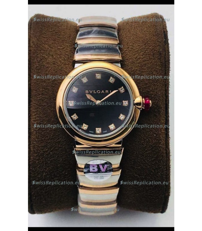 Bvlgari LVCEA Edition Watch in Two Tone Rose Gold Steel - 1:1 Mirror Replica