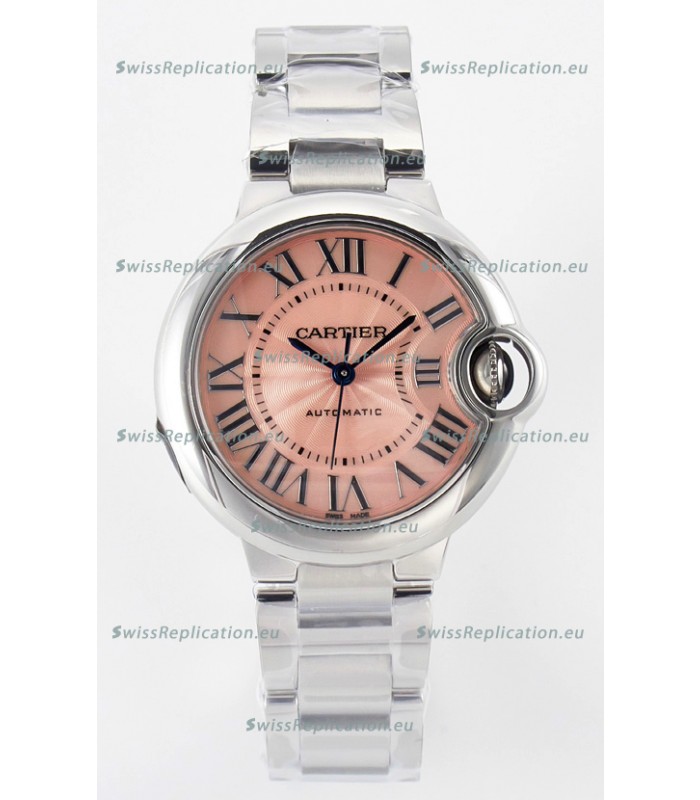 Ballon De Cartier Swiss Automatic 1:1 Mirror Quality 33MM in Steel Casing