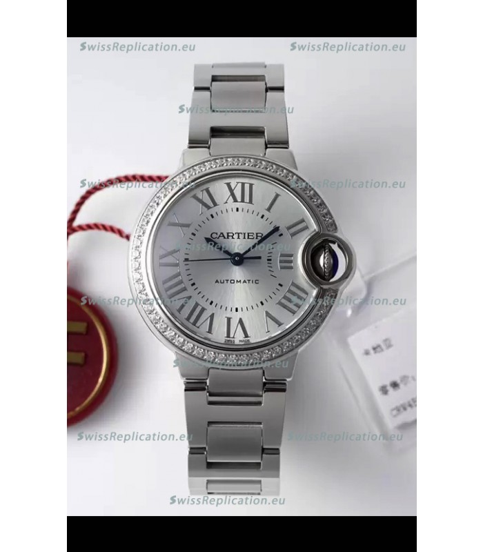 Ballon De Cartier Swiss Automatic 1:1 Mirror Quality 33MM in Steel Casing
