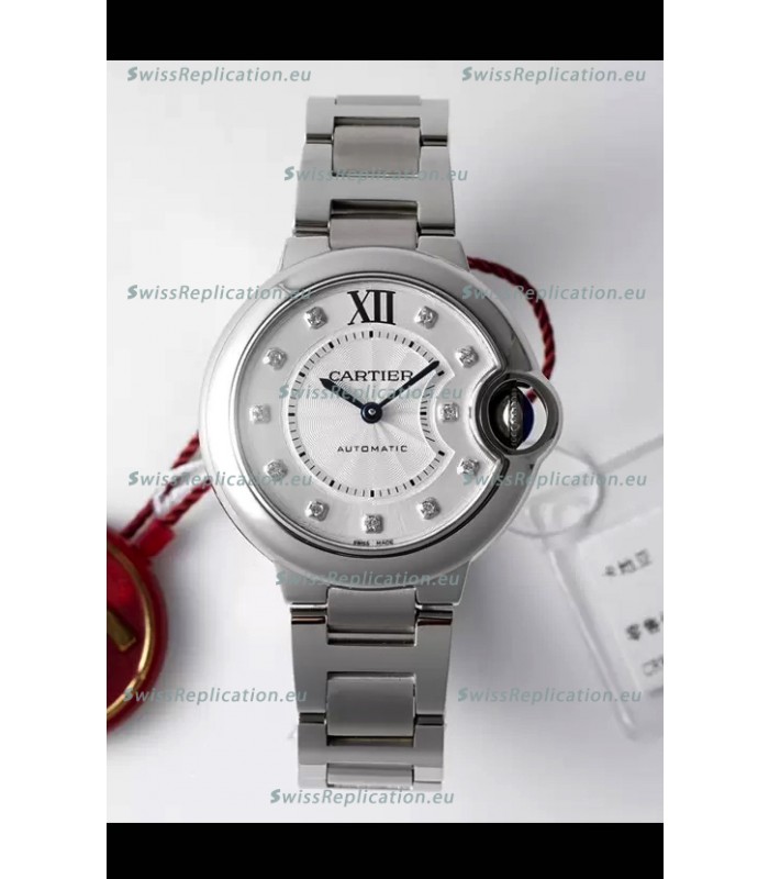 Ballon De Cartier Swiss Automatic 1:1 Mirror Quality 33MM in Steel Casing