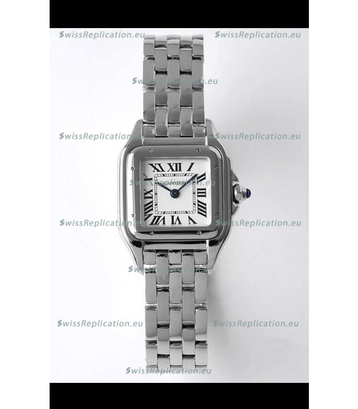 Cartier PANTHERE Edition 22MM 1:1 Mirror Quality Swiss Replica Watch in White Dial - Diamonds Bezel