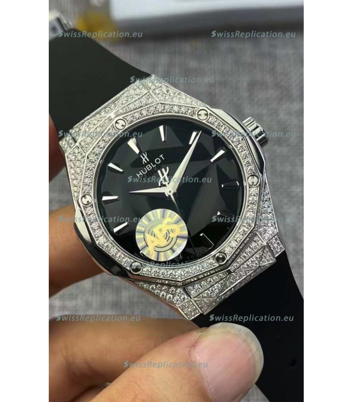 Hublot Classic Fusion Orlinski PAVE Edition Black Dial Swiss Replica Watch 40MM