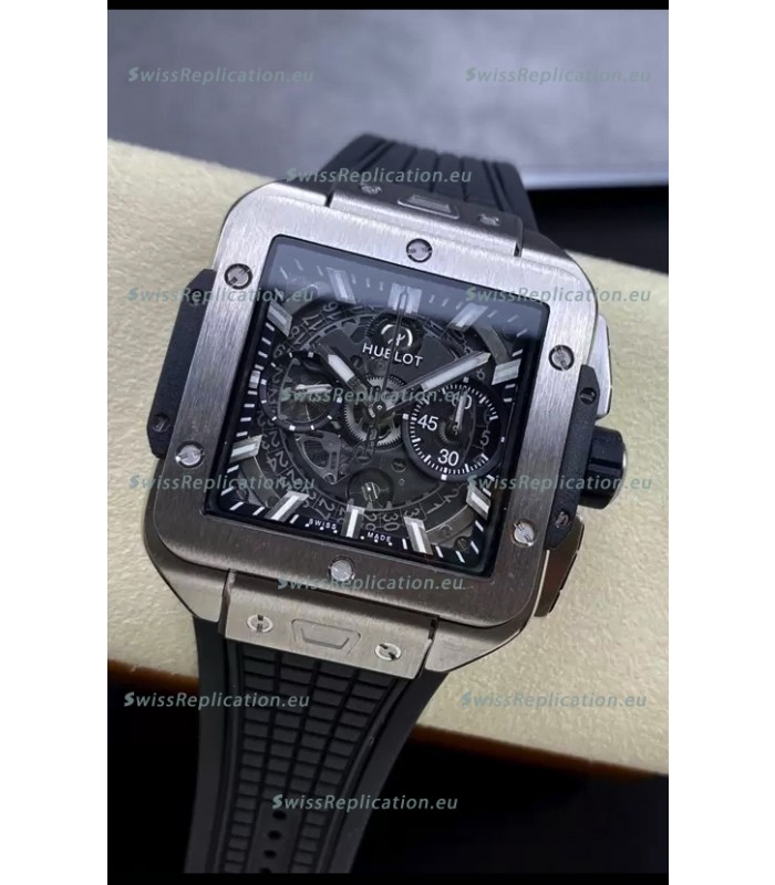 Hublot Square Bang Unico Titanium Chronograph Watch 1:1 Mirror Replica