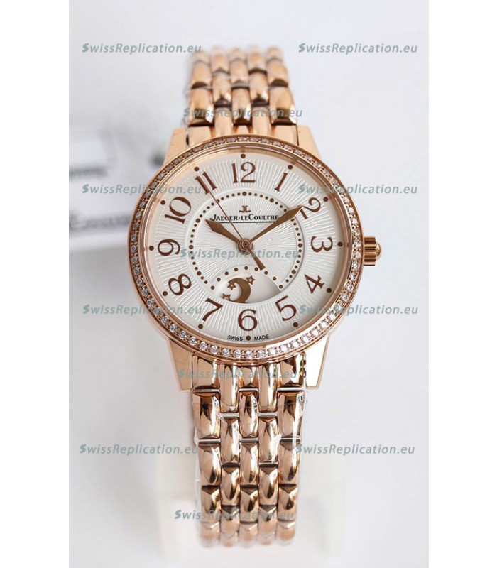 Jaeger-LeCoultre Rendez-Vous Steel Night & Day 1:1 Mirror Rose Gold Watch