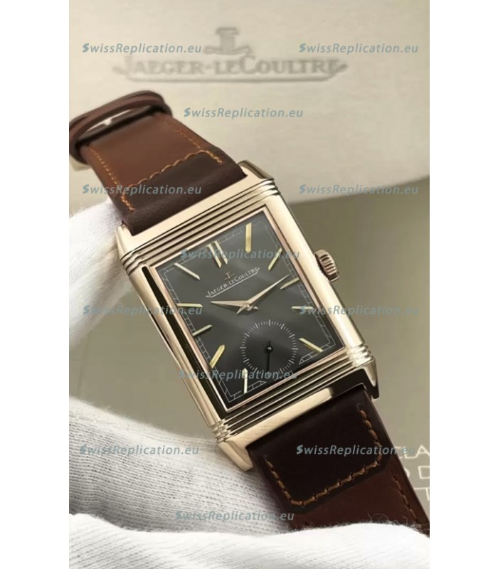 Jaeger-LeCoultre Reverso DuoFace Rose Gold Casing Watch in Swiss Automatic Movement
