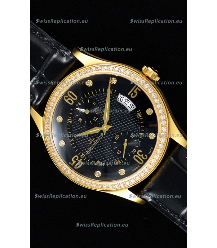 Jaeger LeCoultre Master Control Yellow Gold Swiss Replica Watch 