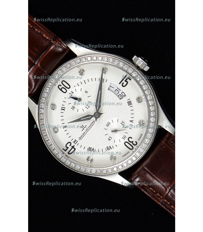 Jaeger LeCoultre Master Control Stainless Steel Swiss Replica Watch 