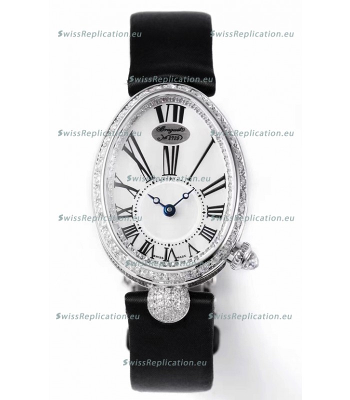 Breguet Reine De Naples Ladies Stainless Steel Swiss 1:1 Edition Replica Watch 
