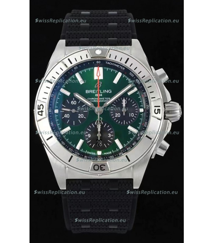 Breitling Chronomat B01 42 Edition Swiss 904L Steel Casing Green Dial 1:1 Mirror Replica Watch