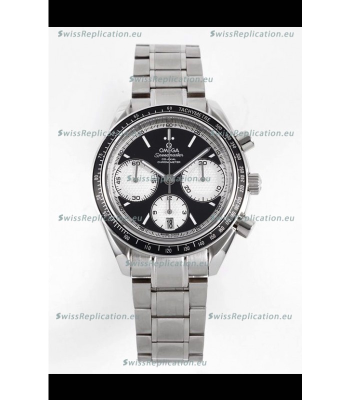 Omega Speedmaster Racing 904L Steel Chronograph 1:1 Mirror Replica in Black Dial