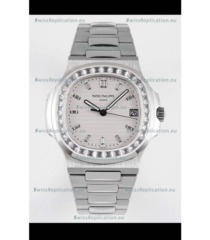 Patek Philippe Nautilus 5711/1A White Dial 1:1 Mirror Swiss Replica Watch in 904L Steel 