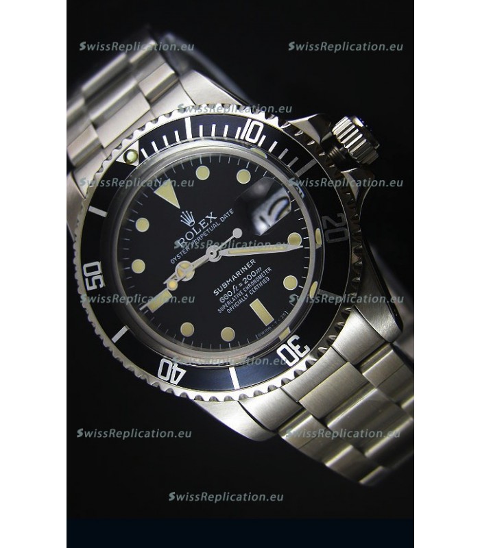 GOLDMOVEMENT - Rolex Submariner 1680 Vintage Edition Swiss Watch 1:1 Mirror Replica Edition
