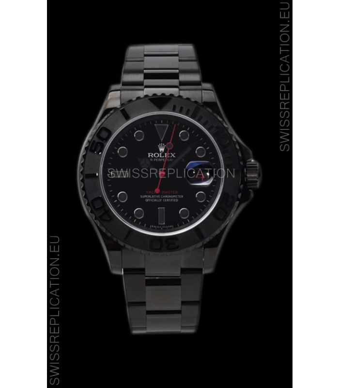 Rolex Yachtmaster Blackout Edition 1 1 Swiss Replica Watch From Rolex