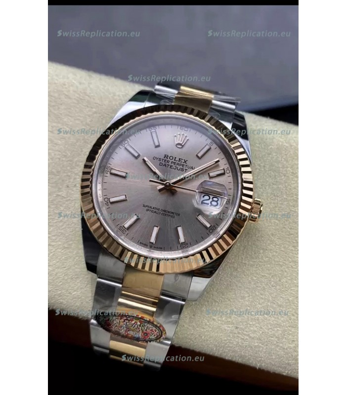 Rolex Datejust 126331 41MM ETA 3235 Swiss 1:1 Mirror Replica Watch in Rose Gold 904L Steel