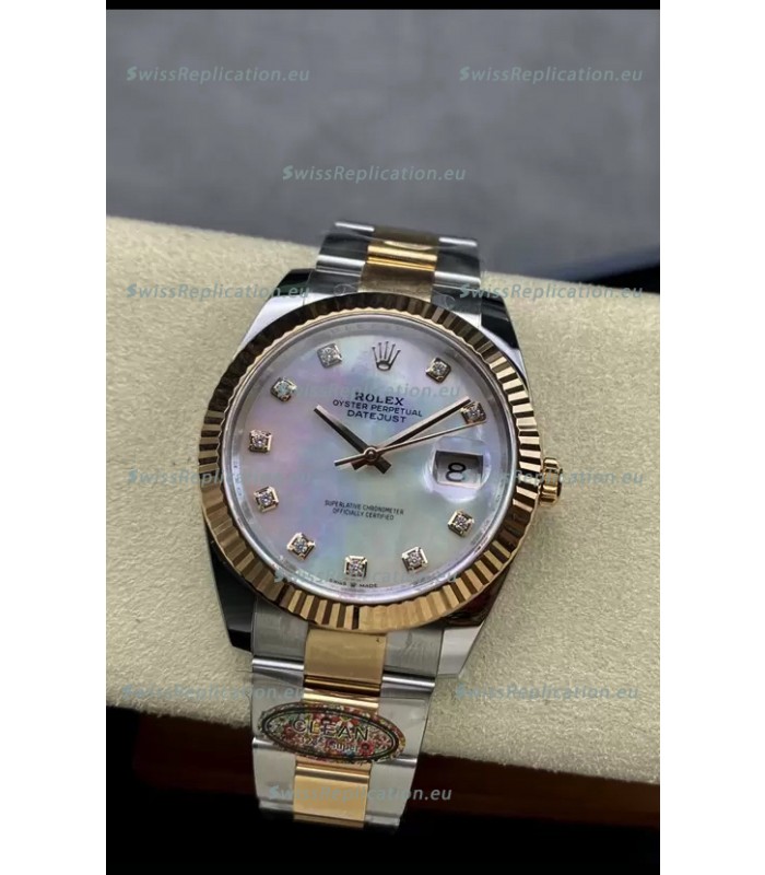 Rolex Datejust 126331 41MM ETA 3235 Swiss 1:1 Mirror Replica Watch in Rose Gold 904L Steel