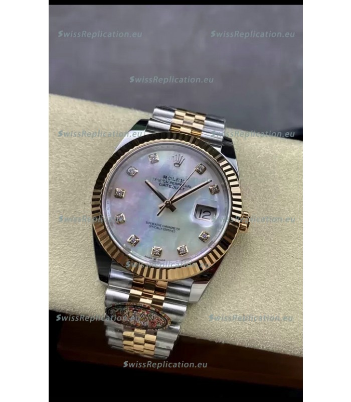 Rolex Datejust 126331 41MM ETA 3235 Swiss 1:1 Mirror Replica Watch in Rose Gold 904L Steel