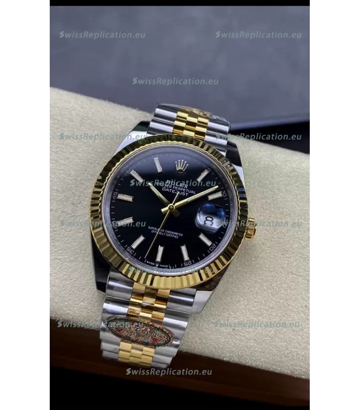 Rolex Datejust 126331 41MM ETA 3235 Swiss 1:1 Mirror Replica Watch in Yellow Gold 904L Steel 