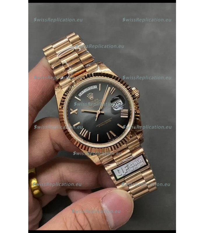 Rolex Day Date Presidential 18K Rose Gold Watch 40MM - Brown Dial 1:1 Mirror Quality