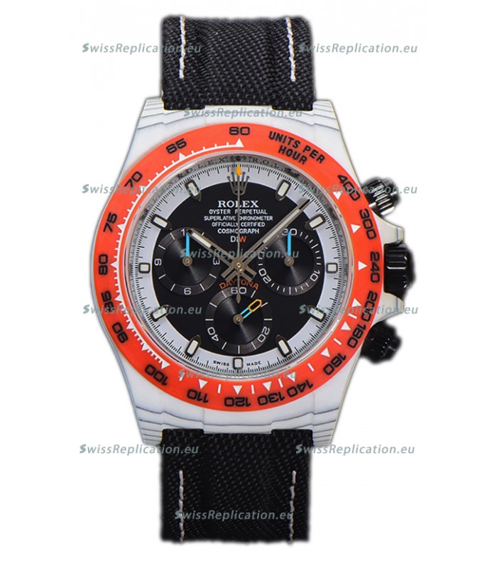 Rolex Cosmograph Daytona DiW OCELLARIS Edition White Carbon Fiber Watch - Cal.4130 Movement