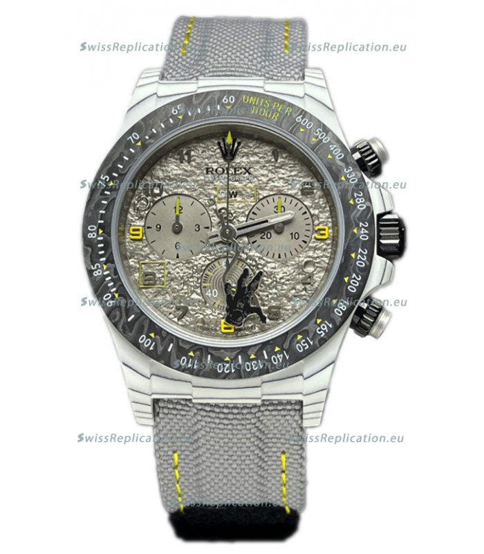 Rolex Cosmograph Daytona DiW Space Mission Carbon Fiber Watch Cal.4130 Movement
